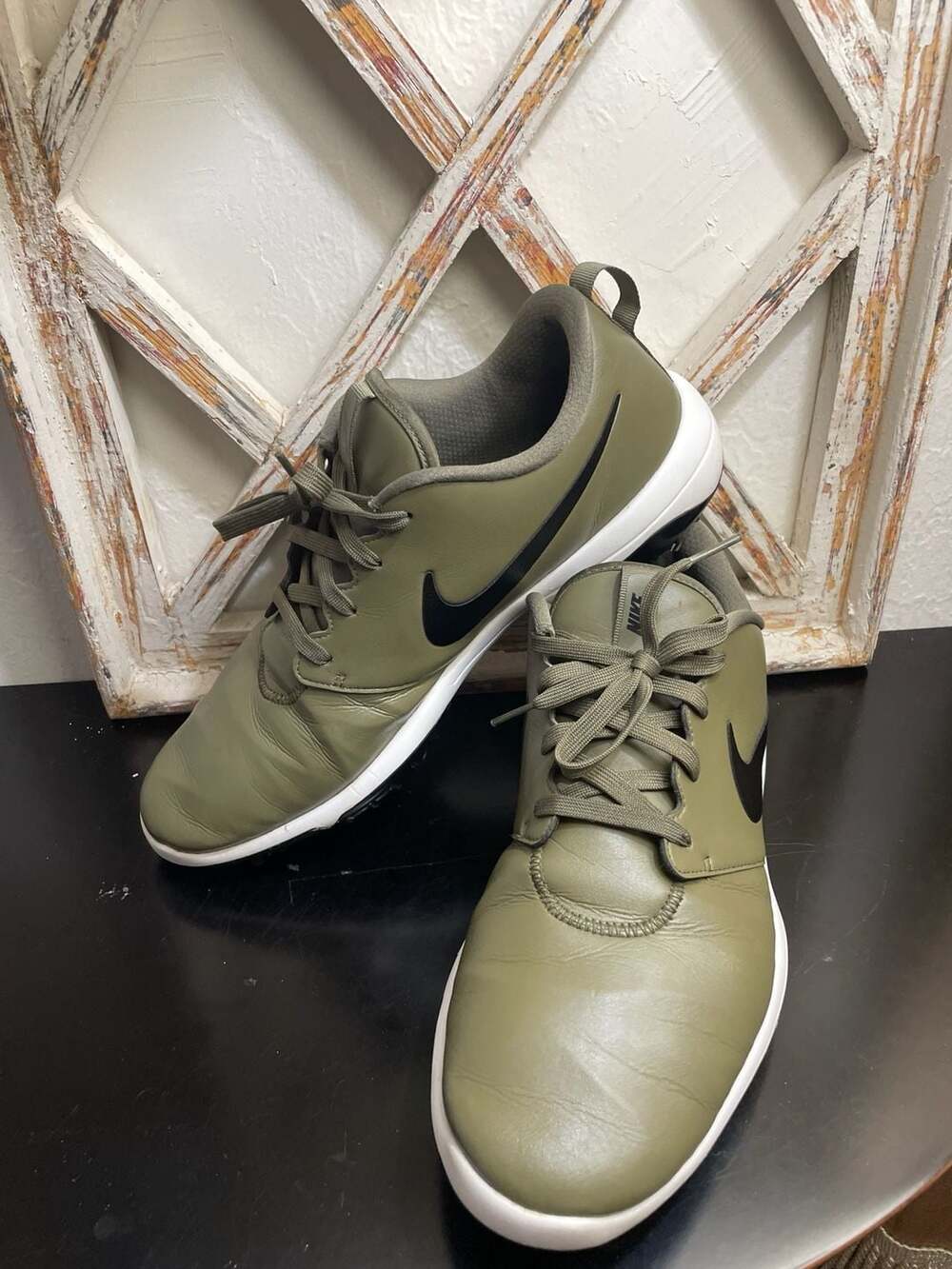Nike Roshe G Tour Golf Shoes Medium Olive Green AR5580-200  size 11 1/2